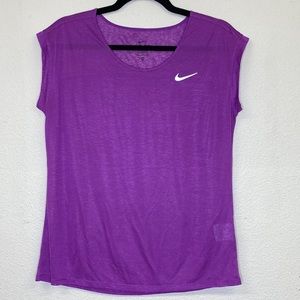 Nike Dri-Fit Sleeveless Workout Running Tee Women's Medium